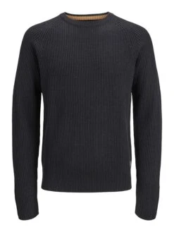 Jack & Jones Trui "Pannel" Zwart -Gstar Kleding Winkel jack and jones trui pannel zwart 6