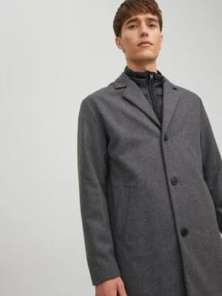 Jack & Jones Tussenmantel "Tommy" Grijs -Gstar Kleding Winkel jack and jones tussenmantel tommy grijs 3