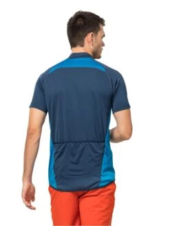 Jack Wolfskin Fietsshirt "Tourner" Donkerblauw -Gstar Kleding Winkel jack wolfskin fietsshirt tourner donkerblauw 1