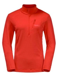 Jack Wolfskin Fleece Trui "Kolbenberg" Rood -Gstar Kleding Winkel jack wolfskin fleece trui kolbenberg rood 2