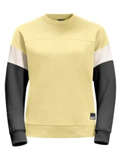 Jack Wolfskin Sweatshirt "365 Rebel" Geel
