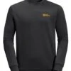 Jack Wolfskin Sweatshirt "Essential" Zwart -Gstar Kleding Winkel jack wolfskin sweatshirt essential zwart