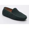 Leren Mocassins Groen