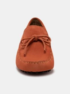 Leren Mocassins Oranje -Gstar Kleding Winkel john scott leren mocassins oranje 1