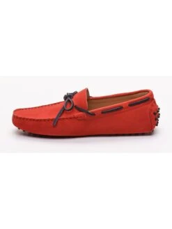 Leren Mocassins Rood -Gstar Kleding Winkel john scott leren mocassins rood 2