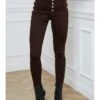 Broek "Pamela" Donkerbruin -Gstar Kleding Winkel josefine broek pamela donkerbruin
