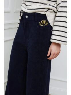 Corduroybroek "Celine" Donkerblauw 10 Corduroybroek "Celine" Donkerblauw -Gstar Kleding Winkel josefine corduroybroek celine donkerblauw 3