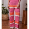 Gebreide Broek "Loumia" Roze