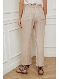 Linnen Broek "Jacobson" Beige -Gstar Kleding Winkel josefine linnen broek jacobson beige 2