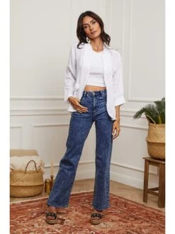 Linnen Vest Wit -Gstar Kleding Winkel josefine linnen vest wit 4