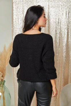 Trui "Jabert" Zwart -Gstar Kleding Winkel josefine trui jabert zwart 2