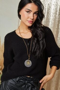 Trui "Jabert" Zwart -Gstar Kleding Winkel josefine trui jabert zwart 3