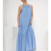 Jurk "Gwendoline" Blauw -Gstar Kleding Winkel josephine and co jurk gwendoline blauw