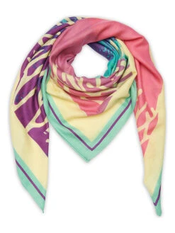 Kasjmier Doek "Skara" Meerkleurig - (L)120 X (B)120 Cm -Gstar Kleding Winkel just cashmere kasjmier doek skara meerkleurig l 120 x b 120 cm 1