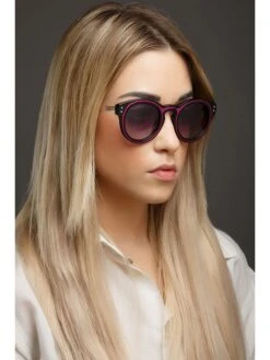 JUST CAVALLI Dameszonnebril Blauw-paars/zilverkleurig -Gstar Kleding Winkel just cavalli dameszonnebril blauw paars zilverkleurig 3