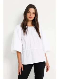 Kaffe Blouse "Viola" Wit -Gstar Kleding Winkel kaffe blouse viola wit 3