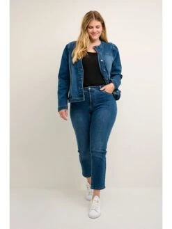 Spijkerbroek "Jessa" - Regular Fit - Blauw -Gstar Kleding Winkel kaffe curve spijkerbroek jessa regular fit blauw 3