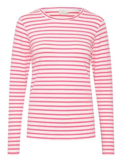 Kaffe Longsleeve Roze/wit -Gstar Kleding Winkel kaffe longsleeve roze wit 4