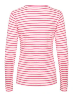 Kaffe Longsleeve Roze/wit -Gstar Kleding Winkel kaffe longsleeve roze wit 5