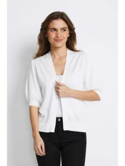 Kaffe Vest "Dali" Wit