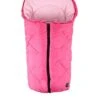Knuffelzak "Fleece" Lichtroze/roze - (L)80 X (B)40 Cm