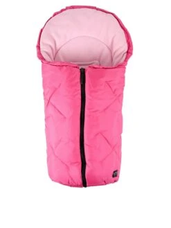 Knuffelzak "Fleece" Lichtroze/roze - (L)80 X (B)40 Cm