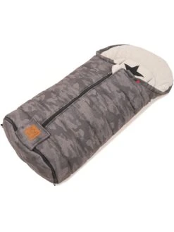 Thermo-voetenzak "Camo Star" Grijs - (L)100 X (B)43 Cm -Gstar Kleding Winkel kaiser naturfellprodukte thermo voetenzak camo star grijs l 100 x b 43 cm 2