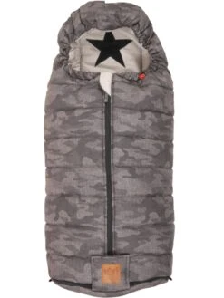 Thermo-voetenzak "Camo Star" Grijs - (L)100 X (B)43 Cm -Gstar Kleding Winkel kaiser naturfellprodukte thermo voetenzak camo star grijs l 100 x b 43 cm 4