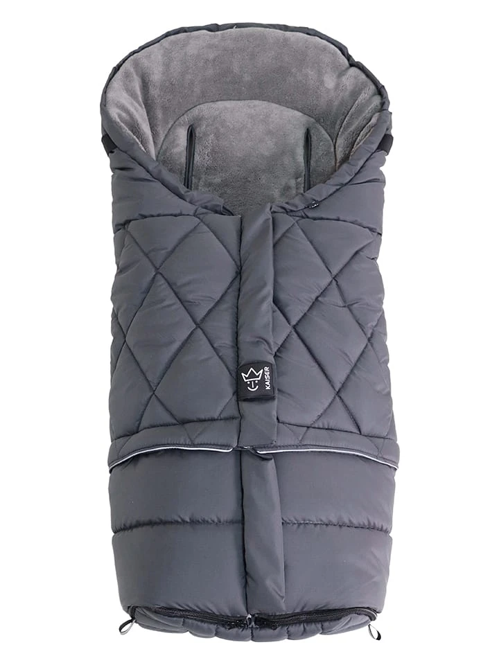 Thermo-voetenzak "Moony 2in1" Antraciet 3 Thermo-voetenzak "Moony 2in1" Antraciet