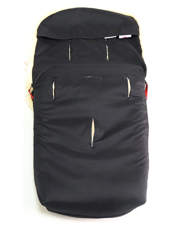 Voetenzak Met Lamsvacht "Natty" Zwart - (L)85 X (B)45 Cm 7 Voetenzak Met Lamsvacht "Natty" Zwart - (L)85 X (B)45 Cm - Afbeelding 5