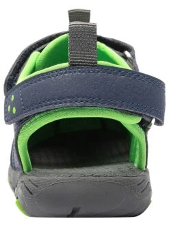 KangaRoos Enkelsandalen "K-Trek" Donkerblauw/groen -Gstar Kleding Winkel kangaroos enkelsandalen k trek donkerblauw groen 4