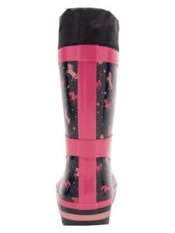 KangaRoos Rubberlaarzen Donkerblauw/roze 14 KangaRoos Rubberlaarzen Donkerblauw/roze -Gstar Kleding Winkel kangaroos rubberlaarzen donkerblauw roze 4