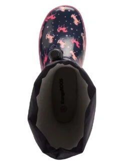 KangaRoos Rubberlaarzen Donkerblauw/roze 15 KangaRoos Rubberlaarzen Donkerblauw/roze -Gstar Kleding Winkel kangaroos rubberlaarzen donkerblauw roze 5