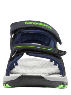 KangaRoos Sandalen "K-Mont" Donkerblauw/groen -Gstar Kleding Winkel kangaroos sandalen k mont donkerblauw groen 3