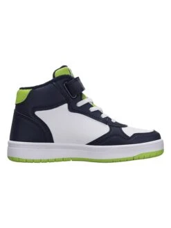 KangaRoos Sneakers "Jumbo" Donkerblauw/groen/wit -Gstar Kleding Winkel kangaroos sneakers jumbo donkerblauw groen wit 2