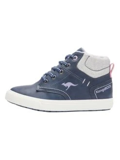 KangaRoos Sneakers "Kavu" Blauw/wit -Gstar Kleding Winkel kangaroos sneakers kavu blauw wit 1