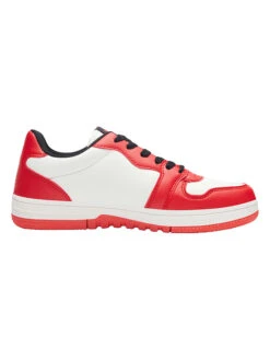 KangaRoos Sneakers "Watch Board" Rood/ Wit -Gstar Kleding Winkel kangaroos sneakers watch board rood wit 1