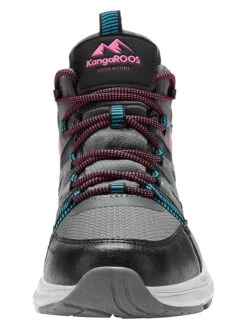 KangaRoos Trekkingschoenen Grijs/roze/blauw -Gstar Kleding Winkel kangaroos trekkingschoenen grijs roze blauw 3