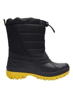 KangaRoos Winterlaarzen "Ben" Zwart/geel 12 KangaRoos Winterlaarzen "Ben" Zwart/geel -Gstar Kleding Winkel kangaroos winterlaarzen ben zwart geel 2