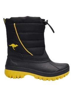 KangaRoos Winterlaarzen "Ben" Zwart/geel 17 KangaRoos Winterlaarzen "Ben" Zwart/geel -Gstar Kleding Winkel kangaroos winterlaarzen ben zwart geel 7