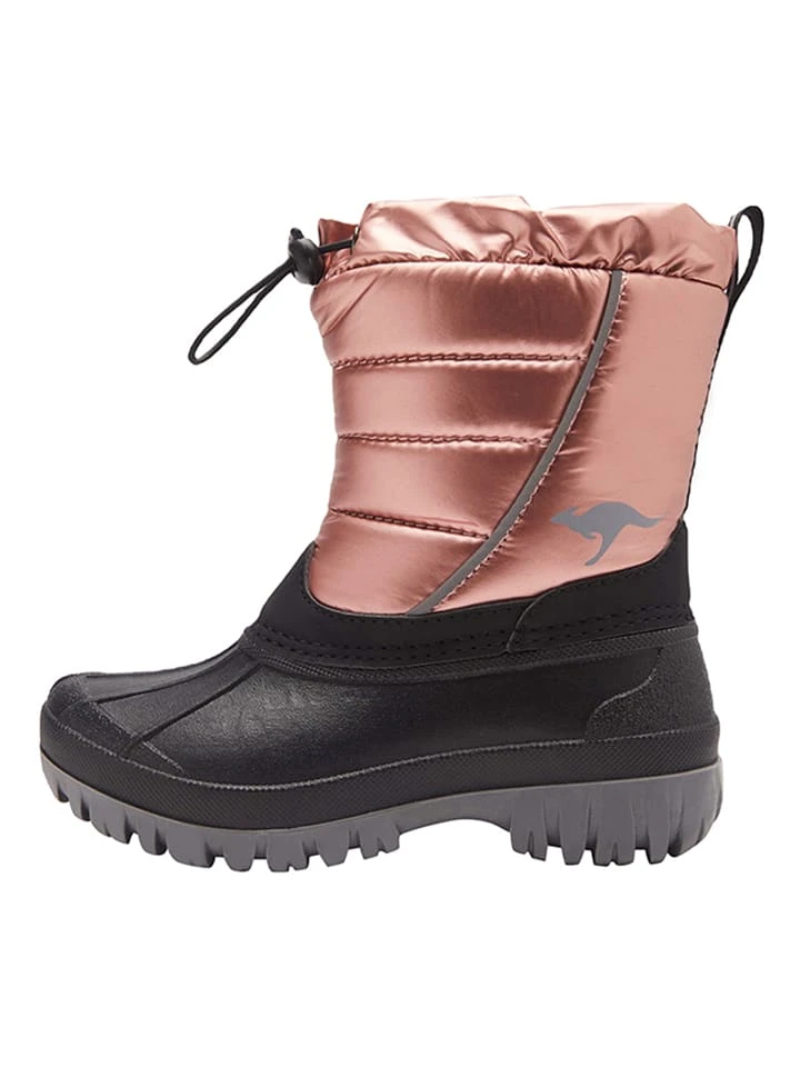 KangaRoos Winterlaarzen "Ben" Zwart/lichtroze 4 KangaRoos Winterlaarzen "Ben" Zwart/lichtroze - Afbeelding 2