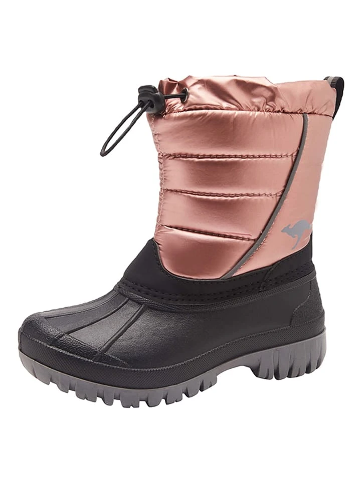 KangaRoos Winterlaarzen "Ben" Zwart/lichtroze 3 KangaRoos Winterlaarzen "Ben" Zwart/lichtroze