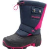 KangaRoos Winterlaarzen "K-Bean II" Donkerblauw/roze -Gstar Kleding Winkel kangaroos winterlaarzen k bean ii donkerblauw roze