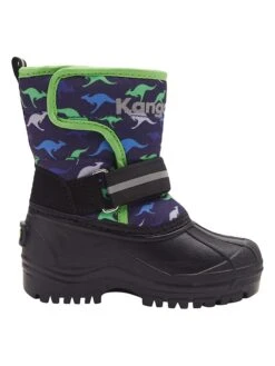 KangaRoos Winterlaarzen "Shell" Zwart/donkerblauw/groen 12 KangaRoos Winterlaarzen "Shell" Zwart/donkerblauw/groen -Gstar Kleding Winkel kangaroos winterlaarzen shell zwart donkerblauw groen 2