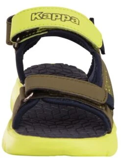 Kappa Sandalen "Kana" Kaki/geel -Gstar Kleding Winkel kappa sandalen kana kaki geel 2