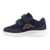 Kappa Sneakers "Cracker II" Donkerblauw/oranje -Gstar Kleding Winkel kappa sneakers cracker ii donkerblauw oranje