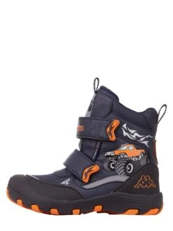 Kappa Winterboots Donkerblauw/oranje -Gstar Kleding Winkel kappa winterboots donkerblauw oranje 1