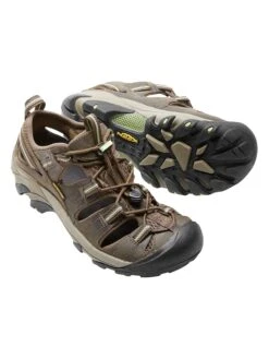 Keen Leren Wandelsandalen "Arroyo II" Lichtbruin/kaki -Gstar Kleding Winkel keen leren wandelsandalen arroyo ii lichtbruin kaki 1