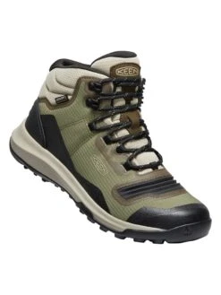 Keen Wandelschoenen "Tempo Flex" Olijfgroen/beige/zwart