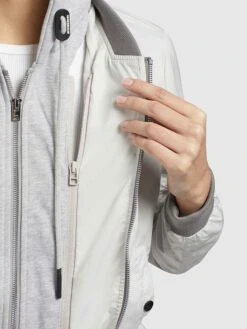 Khujo Blouson "Persee" Wit/grijs -Gstar Kleding Winkel khujo blouson persee wit grijs 6